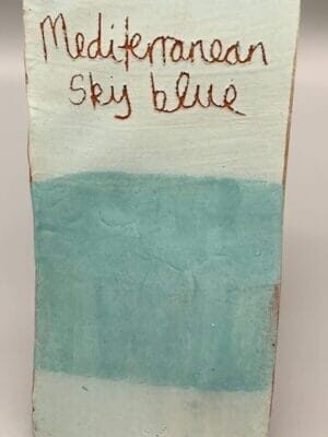 Mediterranean Sky Blue decorating Slip